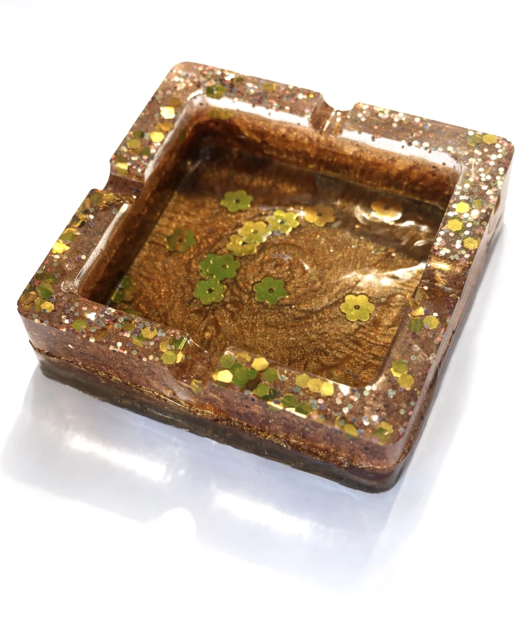 A special Hand-Made Ashtray made from Multi Media